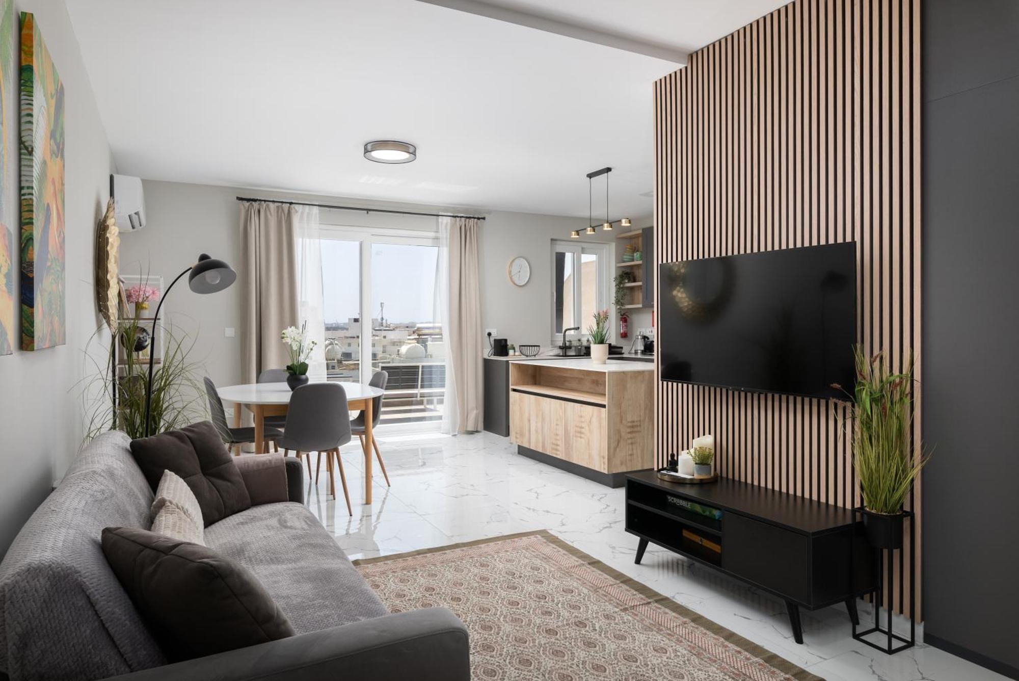 Modern 2Br Cosy Apartment With Large Terrace - Close To Manoel Island & Tigne Shopping Mall Сліма Екстер'єр фото